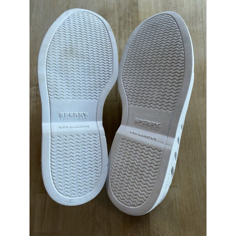 Sperry Top-Sider Float Boat Shoe Foam Slip-On Loafer White Women's Size 7 EUC - Picture 6 of 10